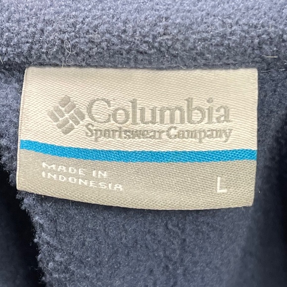 COLUMBIA Fleece Full Zip Lightweight Athletic Jacket - Picture 4 of 12